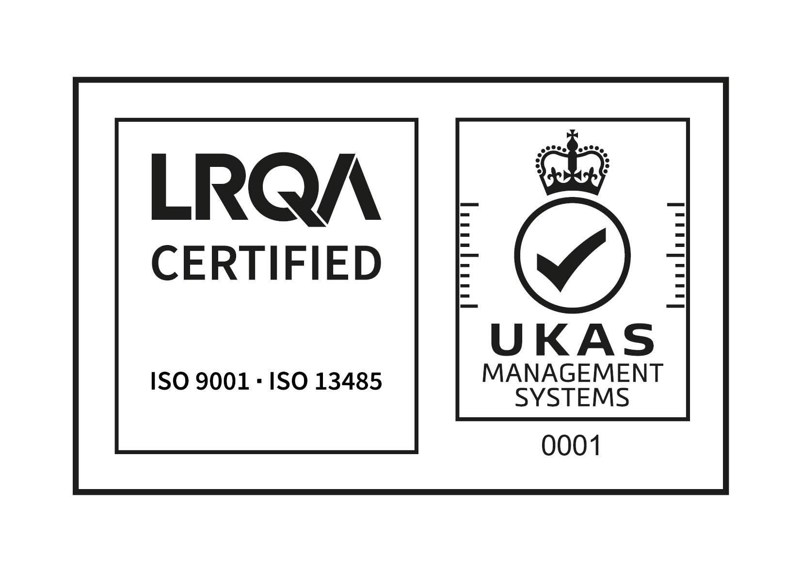 UKAS Certified badge