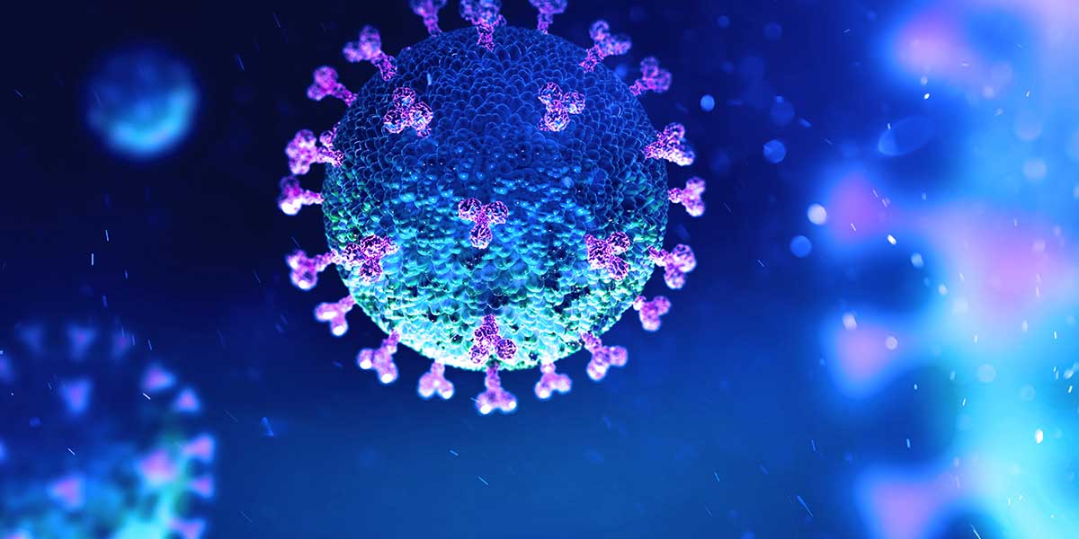 COVID-19 virus - visualisation of virus cell