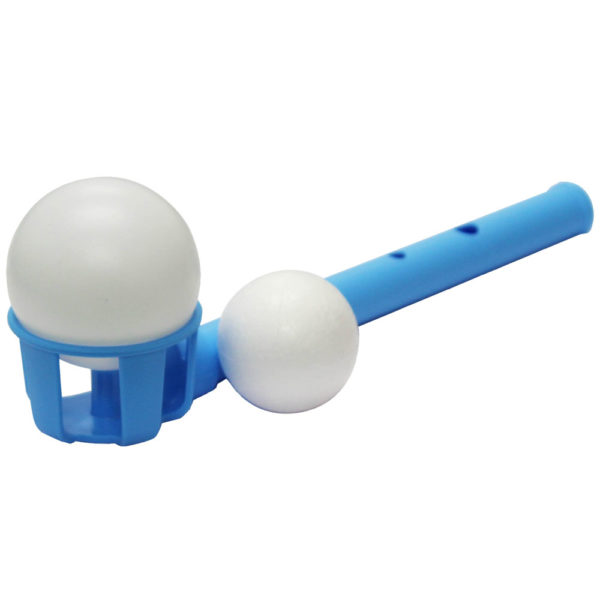 photo of a blue flow-ball ultra breath control device