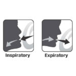 picture showing inhalation & exhalation