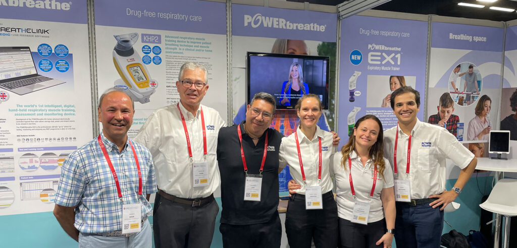 photo of POWERbreathe team at ERS