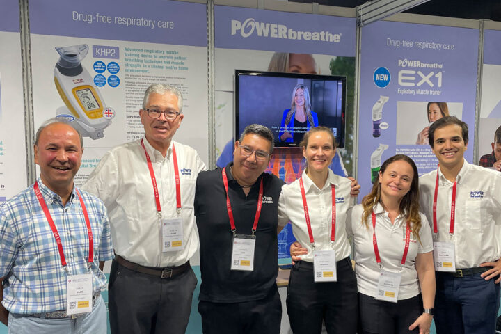 photo of POWERbreathe team at ERS