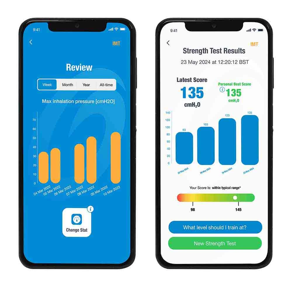 ActiBreathe App 2 screens