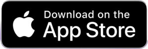 Button icon to download on the Apple App Store