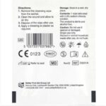 The back of the wipe wrapper