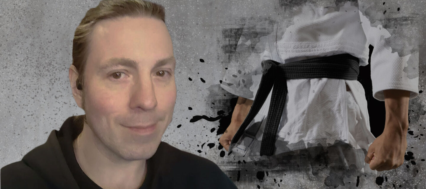 Photo of John Carlow, karate instructor and user of POWERbreathe for reducing asthma attacks