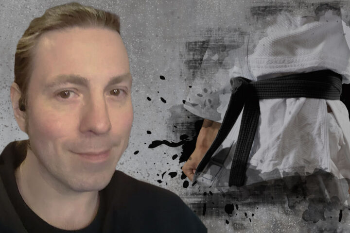 Photo of John Carlow, karate instructor and user of POWERbreathe for reducing asthma attacks