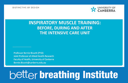 Inspiratory Muscle Training Before, During and After the Intensive Care Unit
