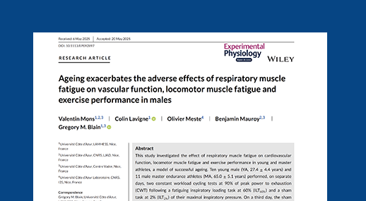 Ageing Exacerbates the Adverse Effects of Respiratory Muscle Fatigue on Vascular Function, Locomotor Muscle Fatigue and Exercise Performance in Males