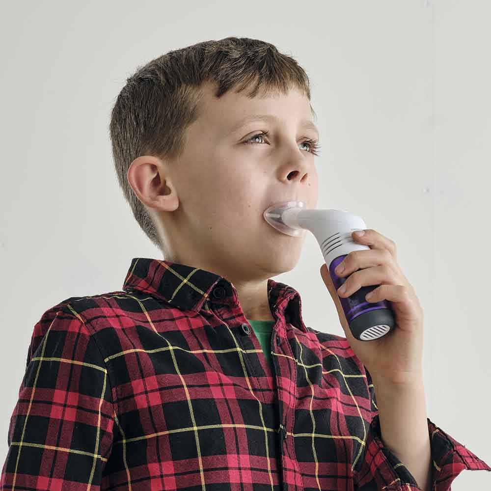 Head and Shoulders of a child using the EX1