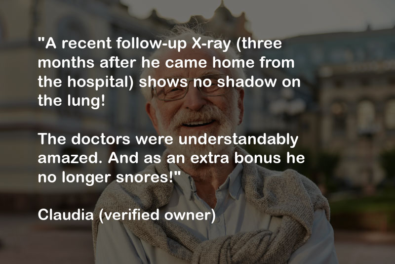 Testimonial from Claudia about of the doctors were amazed with her father after using his POWERbreathe device.