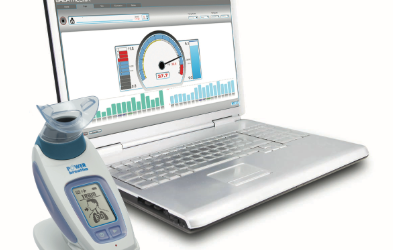 POWERbreathe KH2 with Laptop