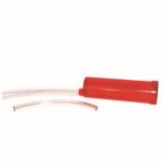 A red Breath Builder with 2 tubes