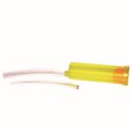 A yellow Breath Builder with 2 tubes